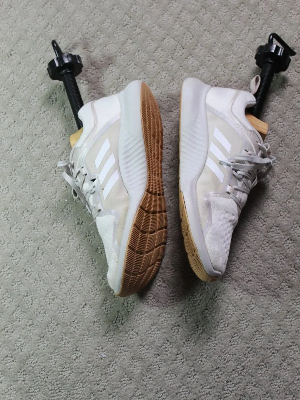 Adidas EdgeBounce Women's Size 8.5 White Beige Athletic Shoes